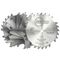 Premium Dado Set 203.2 X 15.875 X 24t 4 X 1/4', 1/8',1/16',3/32' Chip